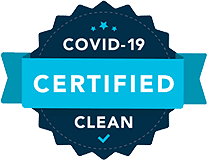 COVID-19 certified clean banner
